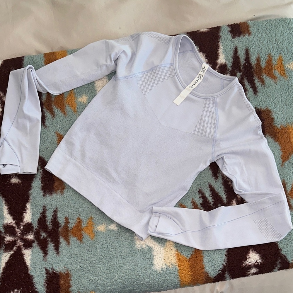 Women's Lululemon For the Chill of it  Light purple Long Sleeve Top 4